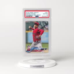2018 Topps Update #US1 Shohei Ohtani - Pitching in Red Jersey (PSA 10 GEM MINT)