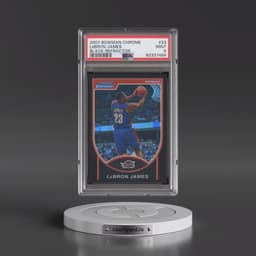 2007 Bowman Chrome #23 LeBron James - Black Refractor (PSA 9 MINT)