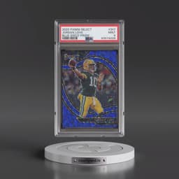2020 Panini Select #347 Jordan Love - Blue Disco Prizm (PSA 9 MINT)
