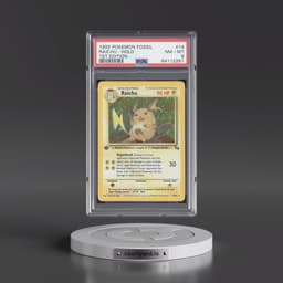 1999 Pokémon Fossil #14 Raichu - 1st Edition Holo (PSA 8 NM-MT)