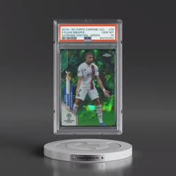 2019 Topps Chrome UEFA Champions League Sapphire Edition #26 Kylian Mbappe - Green (PSA 10 GEM MINT)