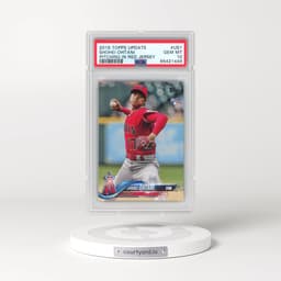 2018 Topps Update #US1 Shohei Ohtani - Pitching in Red Jersey (PSA 10 GEM MINT)