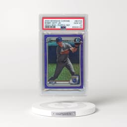 2020 Bowman Chrome Mega Box #BCP25 Bobby Witt Jr. - Purple Refractor (PSA 10 GEM MINT)