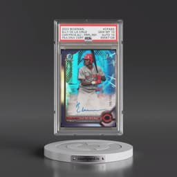 2022 Bowman Chrome Prospect Autographs #CPAED Elly de La Cruz - Purple Refractor (PSA 10 GEM MINT)
