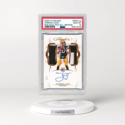 2020 Panini Flawless Rookie Dual Patch Autographs #RDPAJL Jordan Love - Bronze (PSA 10 GEM MINT)