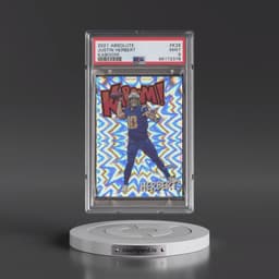 2021 Panini Absolute Kaboom! #K26 Justin Herbert (PSA 9 MINT)