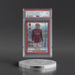 2020 Topps Merlin Chrome UEFA Champions League #70 Jens Petter Hauge - Red Wave Refractor (PSA 9 MINT)