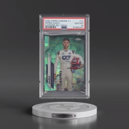 2020 Topps Chrome Formula 1 Sapphire Edition #11 Pierre Gasly - Aqua (PSA 10 GEM MINT)