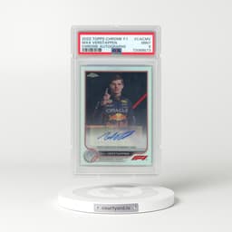 2022 Topps Chrome Formula 1 Chrome Autographs #CACMV Max Verstappen (PSA 9 MINT)