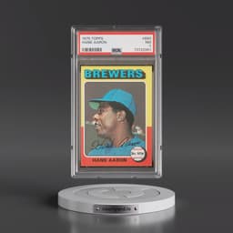 1975 Topps #660 Hank Aaron (PSA 7 NM)