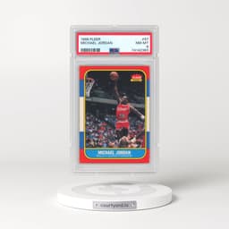1986 Fleer #57 Michael Jordan (PSA 8 NM-MT)
