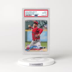 2018 Topps Update #US1 Shohei Ohtani - Pitching in Red Jersey (PSA 10 GEM MINT)