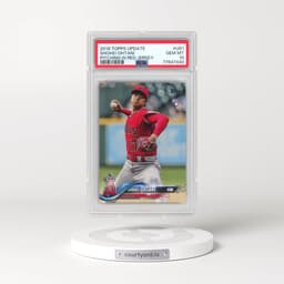 2018 Topps Update #US1 Shohei Ohtani - Pitching in Red Jersey (PSA 10 GEM MINT)