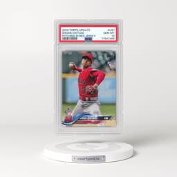 2018 Topps Update #US1 Shohei Ohtani - Pitching in Red Jersey (PSA 10 GEM MINT)