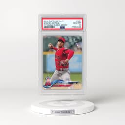2018 Topps Update #US1 Shohei Ohtani - Pitching in Red Jersey (PSA 10 GEM MINT)