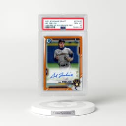 2021 Bowman Draft Chrome Draft Pick Autographs #CDASF Sal Frelick - Orange Refractor (PSA 10 GEM MINT)