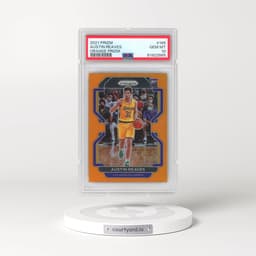 2021 Panini Prizm #165 Austin Reaves - Orange Prizm (PSA 10 GEM MINT)