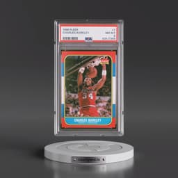 1986 Fleer #7 Charles Barkley (PSA 8 NM-MT)