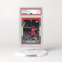 1986 Fleer #57 Michael Jordan (PSA 8 NM-MT)