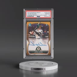 2023 Bowman Draft Chrome Prospect Autograph #CDAJWI Jacob Wilson - Gold Refractor (PSA 10 GEM MINT)
