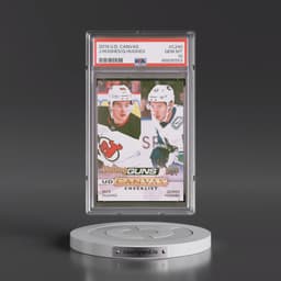 2019 Upper Deck Canvas #C240 Jack Hughes/Quinn Hughes (PSA 10 GEM MINT)