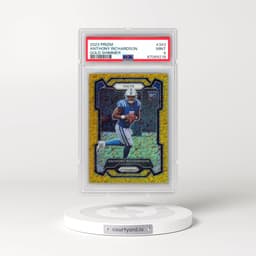 2023 Panini Prizm #343 Anthony Richardson - Gold Shimmer (PSA 9 MINT)