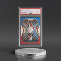 2020 Panini Prizm #258 Anthony Edwards - Red/White/Blue Prizm (PSA 10 GEM MINT)
