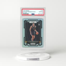 2023 Panini Prizm #136 Victor Wembanyama - Silver Prizm (PSA 10 GEM MINT)
