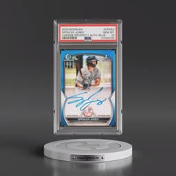 2023 Bowman Chrome Prospect Autographs #CPASJ Spencer Jones - Blue Refractor (PSA 10 GEM MINT)