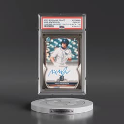 2023 Bowman Draft Chrome Prospect Autograph #CDAMA Max Anderson - Black Refractor (PSA 10 GEM MINT)