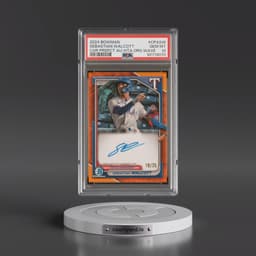 2024 Bowman Chrome Prospect Autographs #CPASW Sebastian Walcott - Hta Orange Wave (PSA 10 GEM MINT)