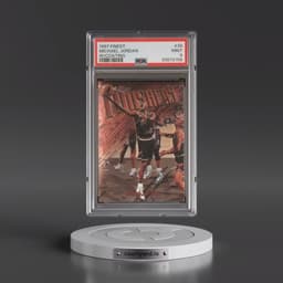 1997 Finest #39 Michael Jordan - w/Coating (PSA 9 MINT)