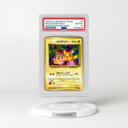 1998 Pokémon Promo #25 Pikachu Birthday - White Star-2nd Anniv. (PSA 10 GEM MINT)