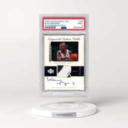 2003 UD Exquisite Collection #45 Keith Bogans - Autograph Patch (PSA 9 MINT)