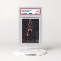 2003 Topps Chrome #111 LeBron James (PSA 8 NM-MT)
