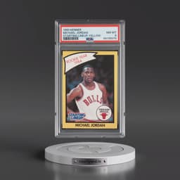 1990 Kenner Starting Line-Up #8 Michael Jordan - Yellow (PSA 8 NM-MT)