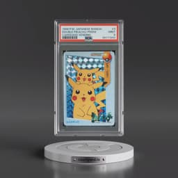1998 Pokémon Bandai Carddass Vending #3 Double Pikachu-Prism (PSA 9 MINT)