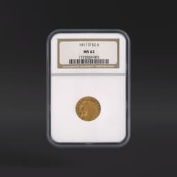 1911-D $2.50 Gold Strong D NGC MS62