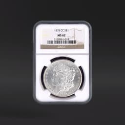 1878-CC One Dollar NGC MS62