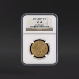 1907 $10 Gold Liberty NGC MS64
