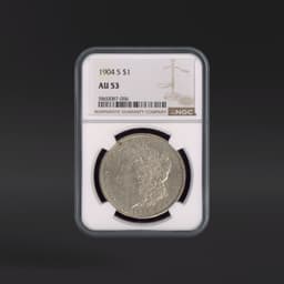 1904-S One Dollar NGC AU53