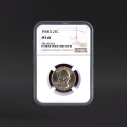 1968-D 25 Cents NGC MS68