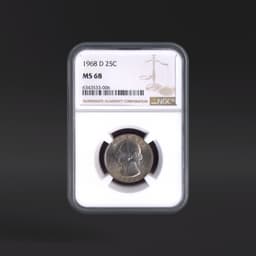 1968-D 25 Cents NGC MS68