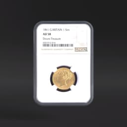 1861 G.BRITAIN 1SOV Douro Treasure NGC AU58
