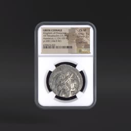 Kingdom of Characene GREEK COINAGE AR Tetradrachm yr.209 (104/3 BC) NGC ChVF