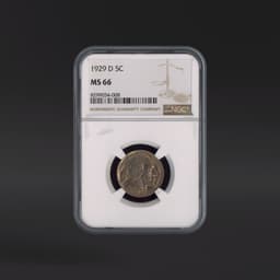 1929-D 5 Cents NGC MS66