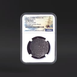 (1618-28)MOD MEXICO 4R PHILIP III OR IV (12.27g) Lucayan Beach NGC XFDETAILS