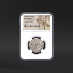 Syria, Laodicea GREEK COINAGE AR Tetradrachm yr.18 (64/3 BC) NGC AU