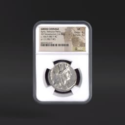 Syria, Seleucia Pieria GREEK COINAGE AR Tetradrachm yr.12 (98/7 BC) NGC VF