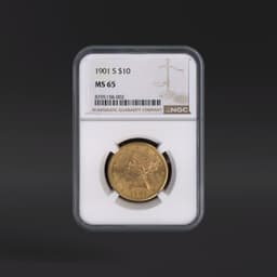 1901-S $10 Gold NGC MS65